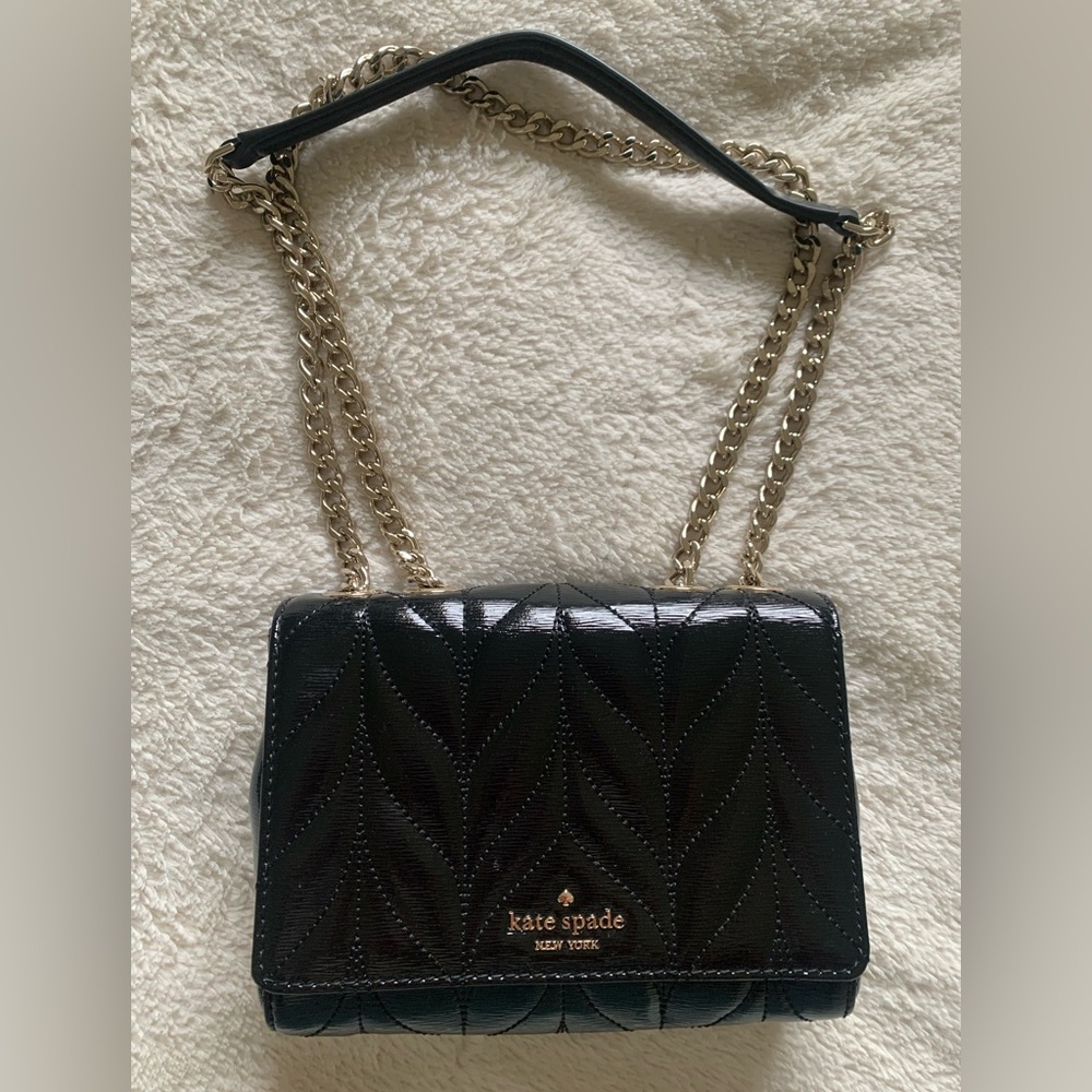 Kate Spade Quilted Mini Emelyn Crossbody Purse 🖤